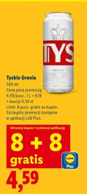 Piwo Tyskie Gronie