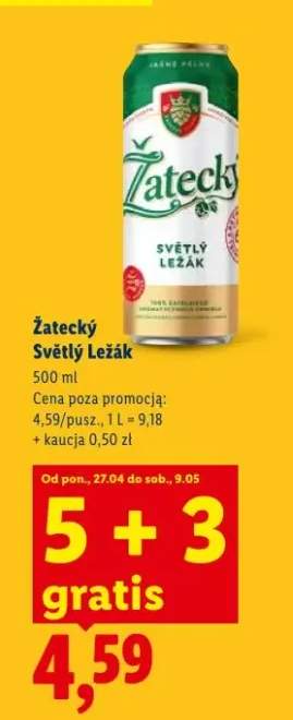 Piwo Žatecký Světlý Ležák