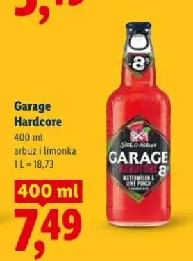 Piwo Garage Hardcore arbuz i limonka