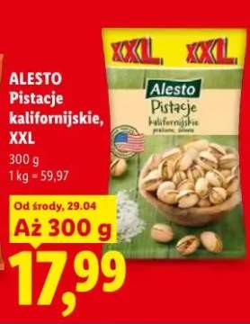 Pistacje kalifornijskie XXL Alesto