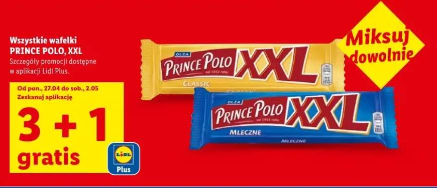 Wafelek Prince Polo XXL classic