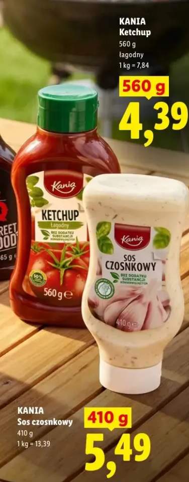 Ketchup łagodny Kania