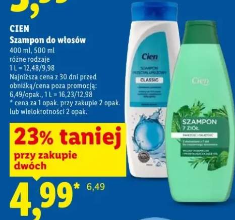 Szampon do włosów Cien Classic