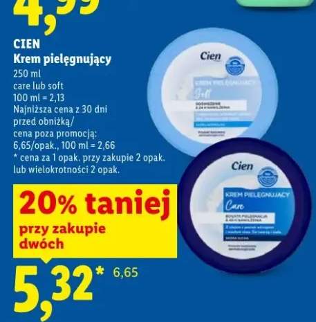Krem pielęgnujący soft Cien