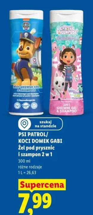 Żel pod prysznic i szampon 2 w 1 Psi Patrol