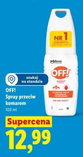 Spray przeciw komarom OFF! protect