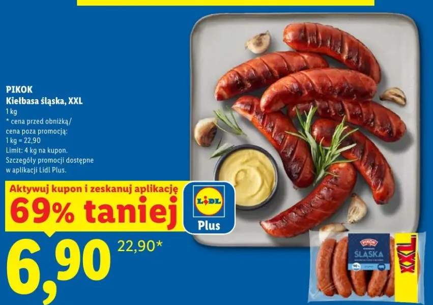Kiełbasa śląska XXL Pikok