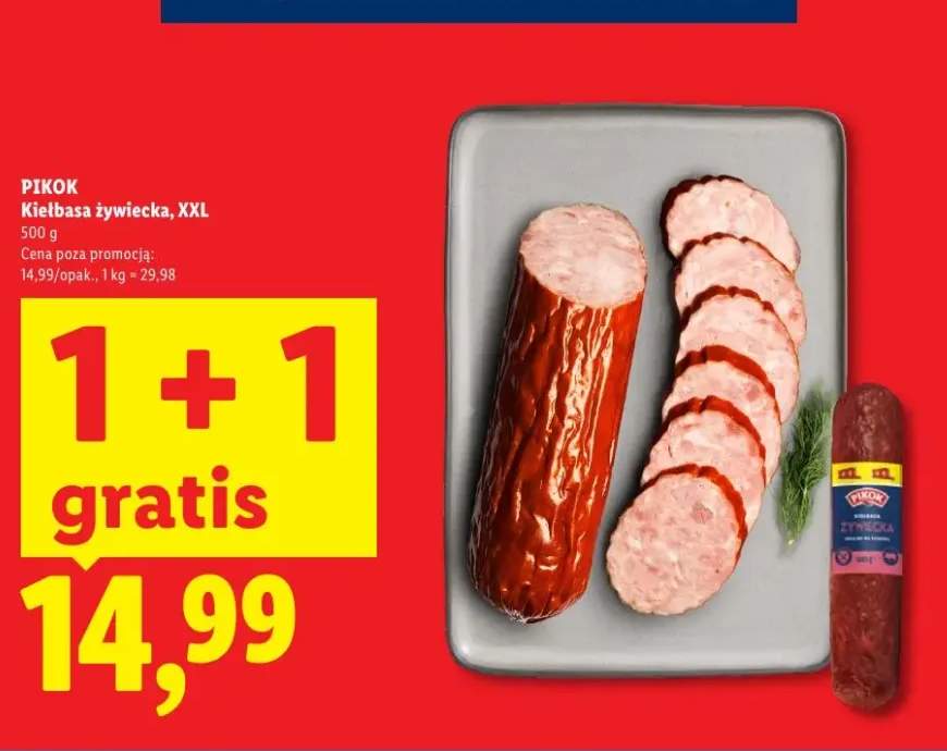 Kiełbasa żywiecka XXL Pikok
