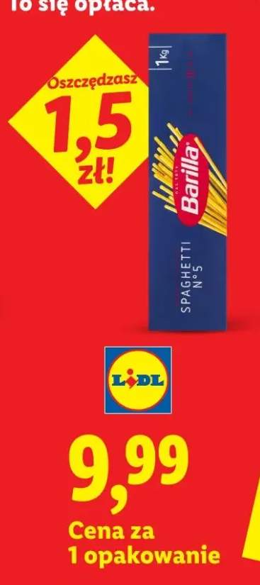 Makaron spaghetti Barilla N°5