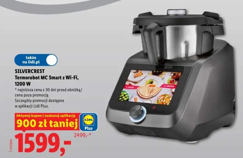 Termorobot SilverCrest MC Smart z Wi-Fi 1200W