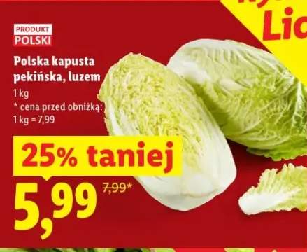Kapusta pekińska polska luzem