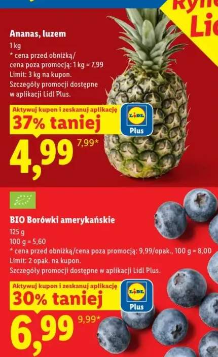 BIO Borówki amerykańskie