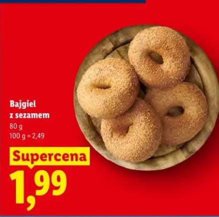 Bajgiel z sezamem