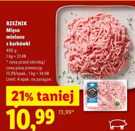 Mięso mielone z karkówki Rzeźnik