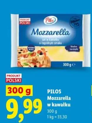 Mozzarella w kawałku Pilos