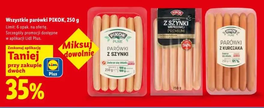 Parówki z kurczaka Pikok Pure