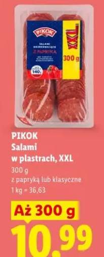 Salami w plastrach z papryką XXL Pikok
