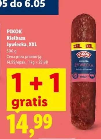 Kiełbasa żywiecka XXL Pikok