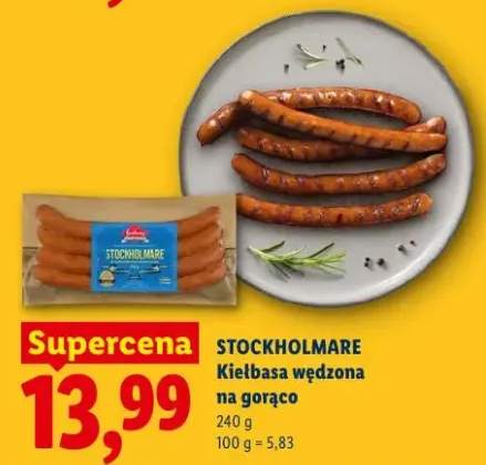 Kiełbasa wędzona na gorąco Stockholmare