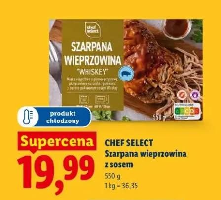 Szarpana wieprzowina z sosem Chef Select