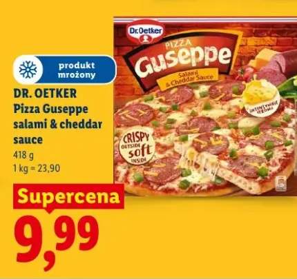 Pizza Guseppe salami & cheddar sauce Dr.Oetker