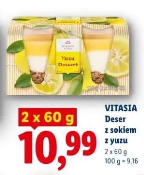 Deser z sokiem z yuzu Vitasia