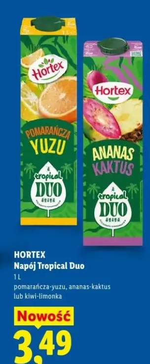 Napój Tropical Duo Hortex kiwi-limonka