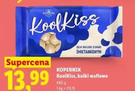 Kulki waflowe o smaku śmietankowym KoolKiss Kopernik