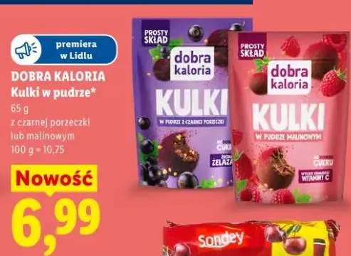 Kulki w pudrze malinowym Dobra Kaloria
