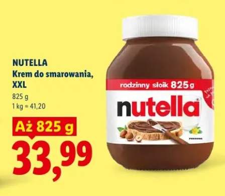 Krem do smarowania XXL Nutella