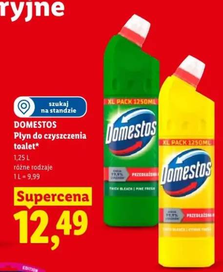 Płyn do czyszczenia toalet Domestos