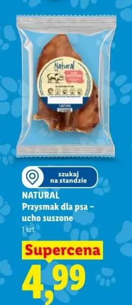 Przysmak dla psa ucho suszone Natural