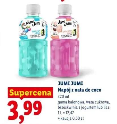 Napój z nata de coco brzoskwinia z jogurtem Jumi Jumi