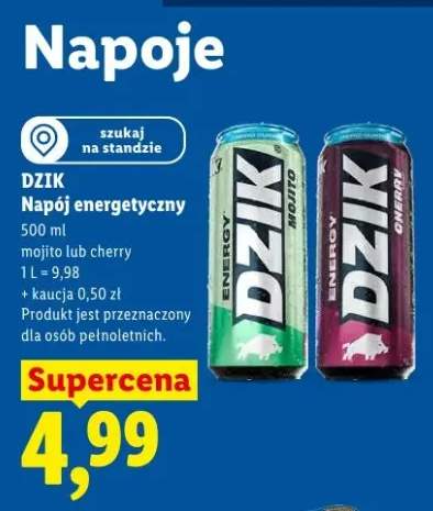 Napój energetyczny Dzik mojito