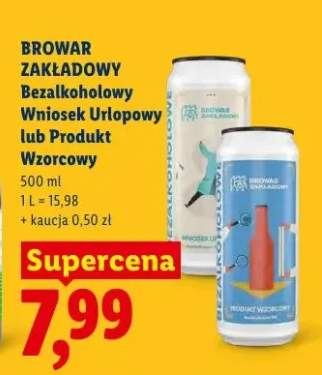 Piwo bezalkoholowe Zakładowy Wniosek Urlopowy