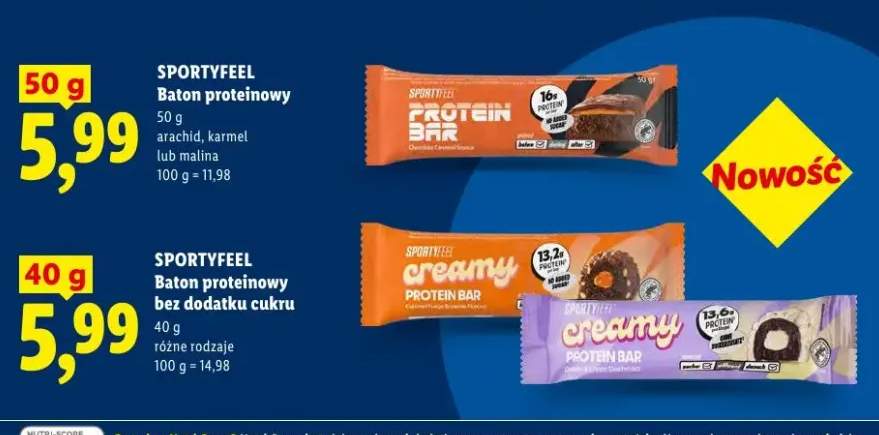 Baton proteinowy malinowy Sportyfeel Protein Bar