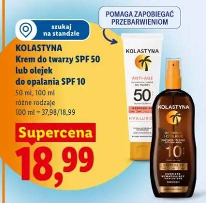 Krem do twarzy SPF 50 Kolastyna Anti-Age