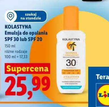Emulsja do opalania Kolastyna SPF 30