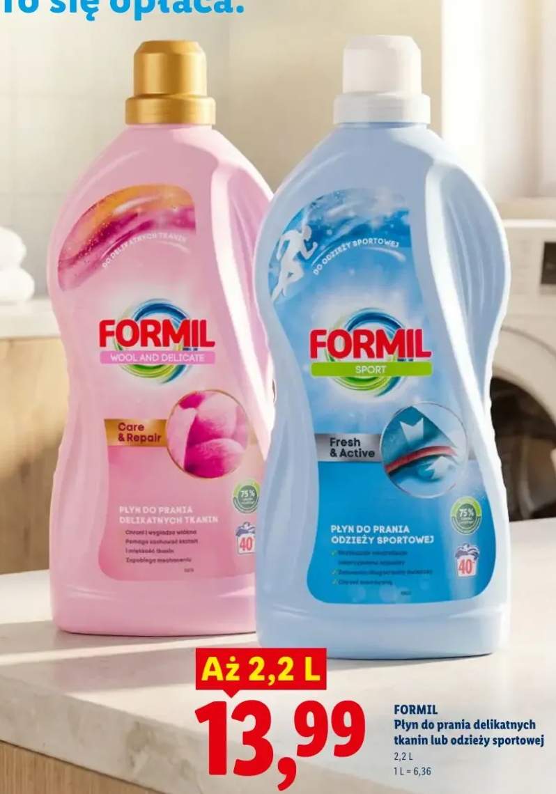 Płyn do prania delikatnych tkanin Formil Wool and Delicate Care & Repair