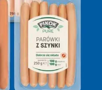 Parówki z szynki Pikok Pure