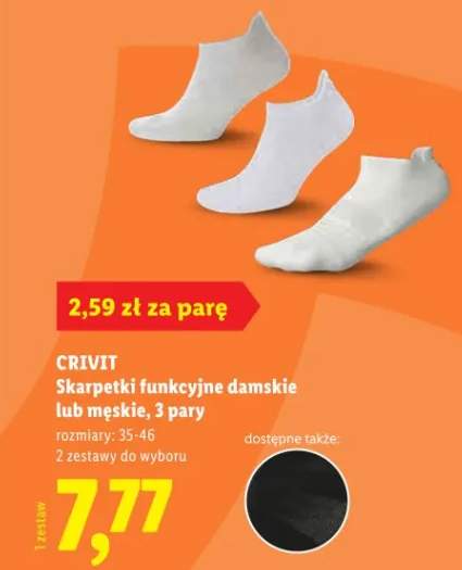 Skarpetki funkcyjne męskie Crivit 3 pary