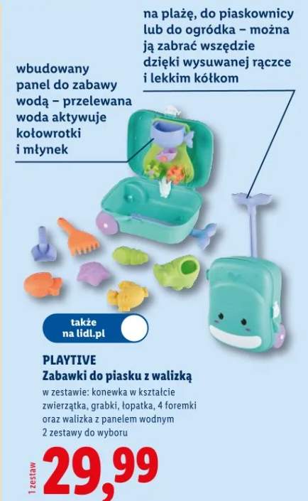 Zabawki do piasku z walizką Playtive