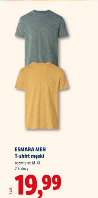 T-shirt męski Esmara Men rozmiary M-XL 2 kolory