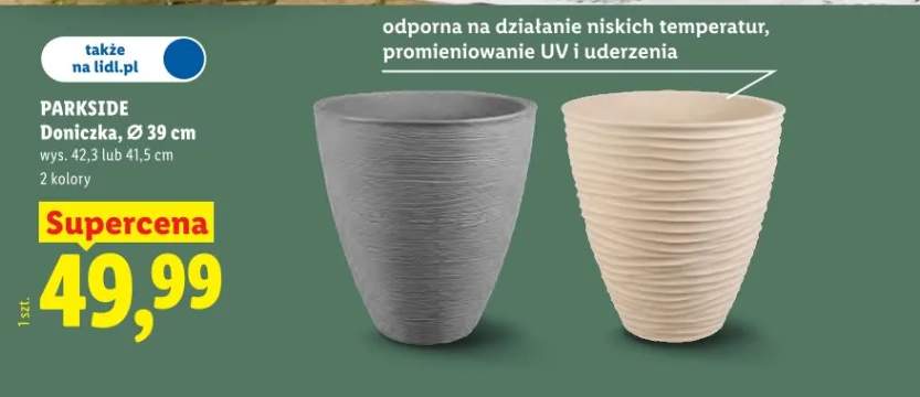 Doniczka Parkside 39cm