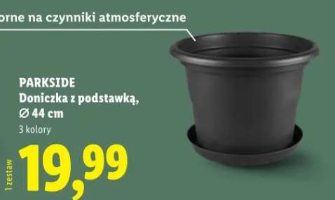 Doniczka z podstawką Parkside 44cm