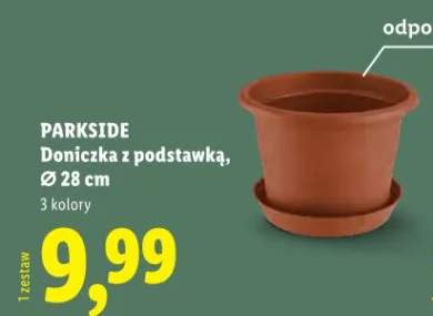 Doniczka z podstawką Parkside 28cm