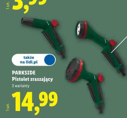 Pistolet zraszający Parkside