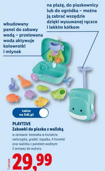 Zabawki do piasku z walizką Playtive