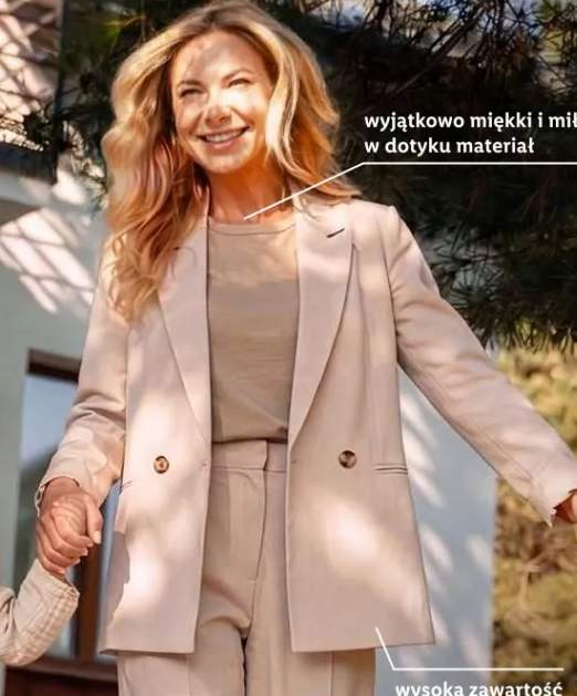 Marynarka damska z wiskozą Esmara