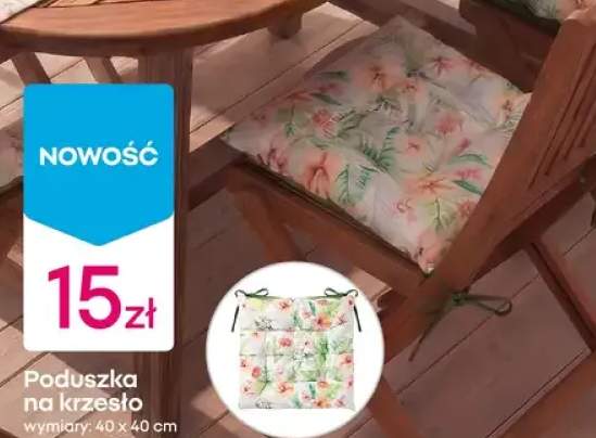 poduszka na krzesło